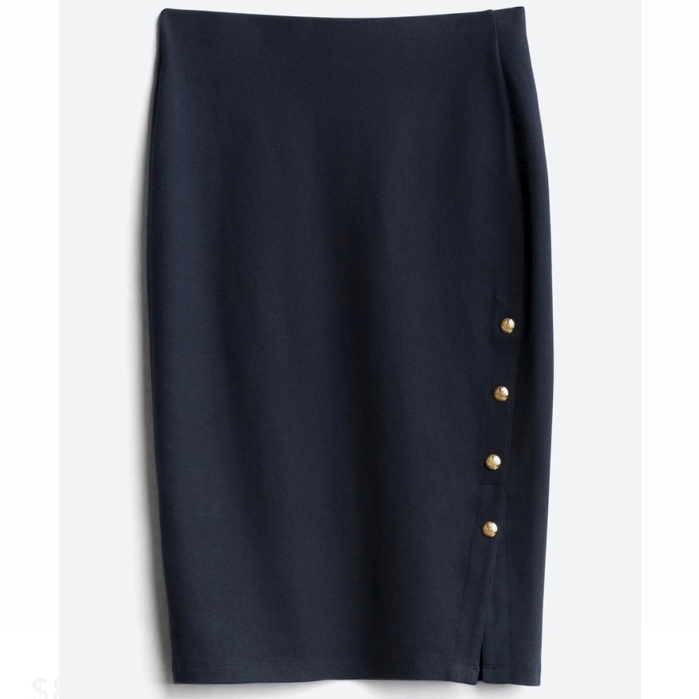 Ralph Lauren Blue Midi Skirt